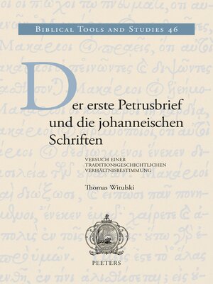 cover image of Der erste Petrusbrief und die johanneischen Schriften